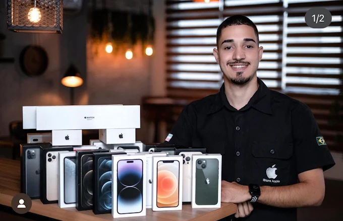 Equipe BC iStore preparando aparelhos para entrega